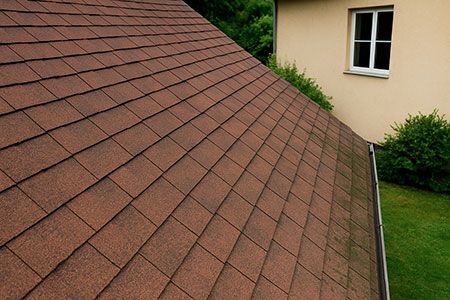 Nettoyage toiture en shingle